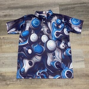 Play Loud Golf Silently Be Heard PLG Polo Shirt Small